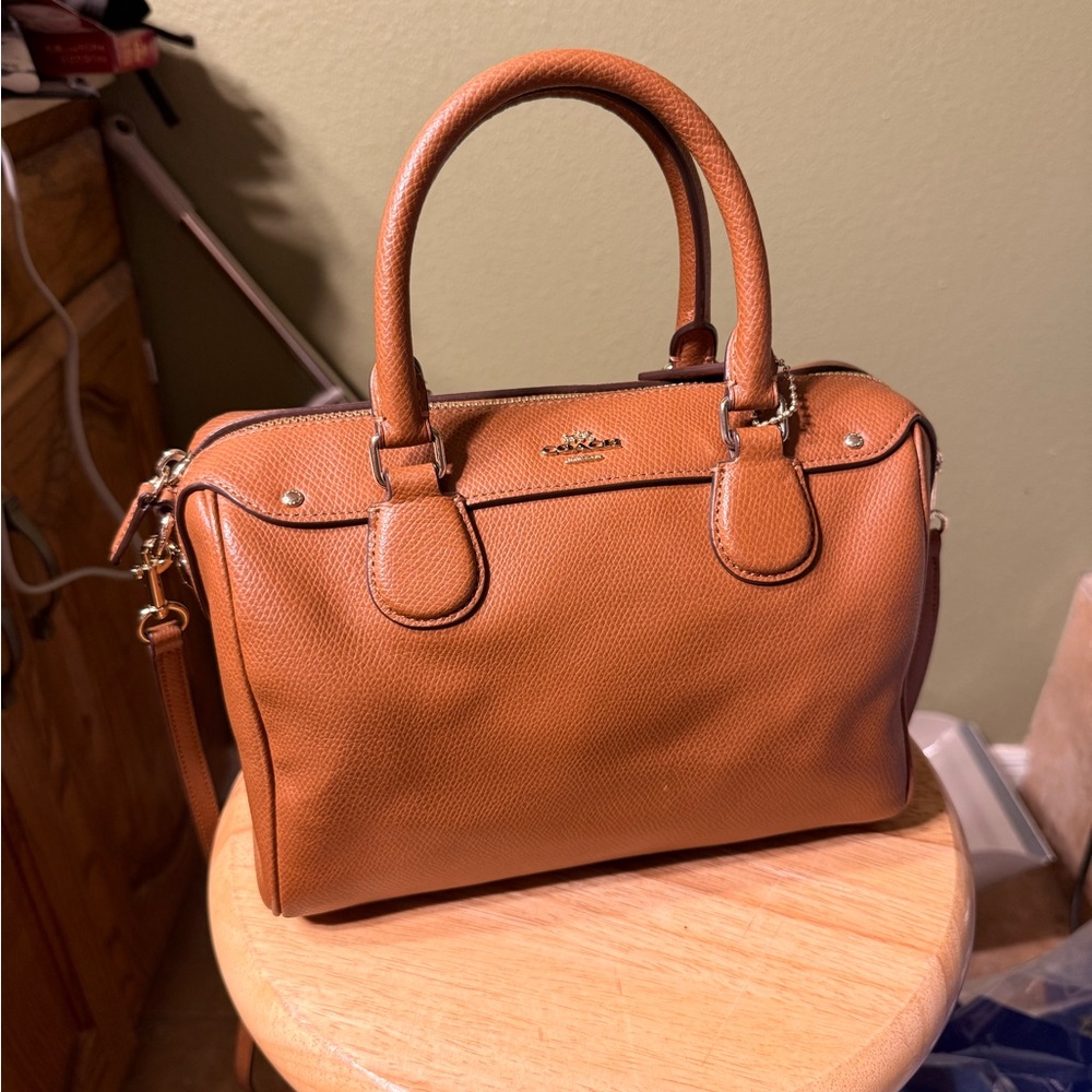 Authentic COACH Brown Leather Handbag